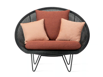GIPSY LOUNGE - Wicker garden armchair with armrests by Vincent Sheppard - view 2